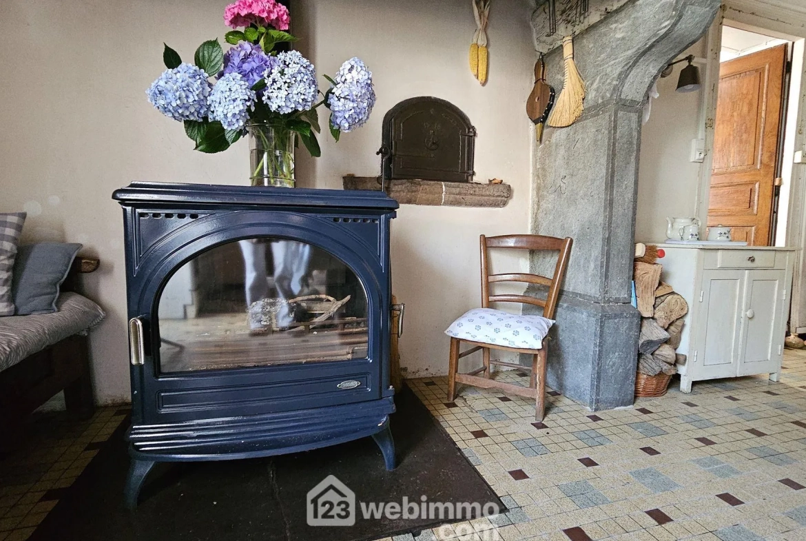 Maison à rénover avec grand terrain à Louvie-Juzon, proche des montagnes 