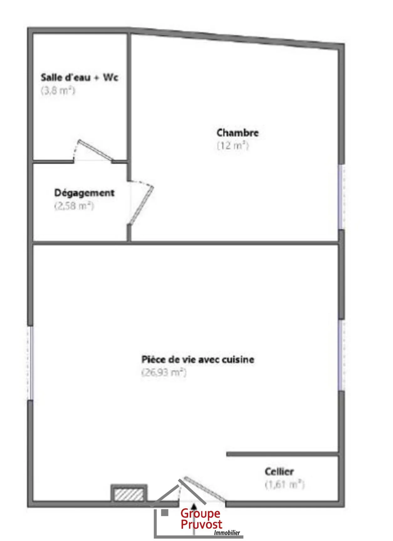 Charmant appartement T2 de 48 m² à Grézieu-la-Varenne, proche commodités 