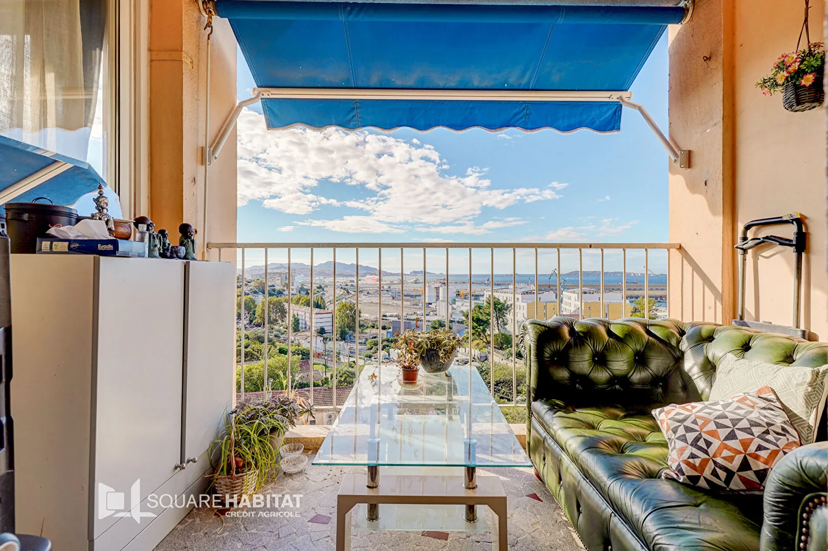 Appartement 4 pièces avec vue mer à Marseille - 73m² 