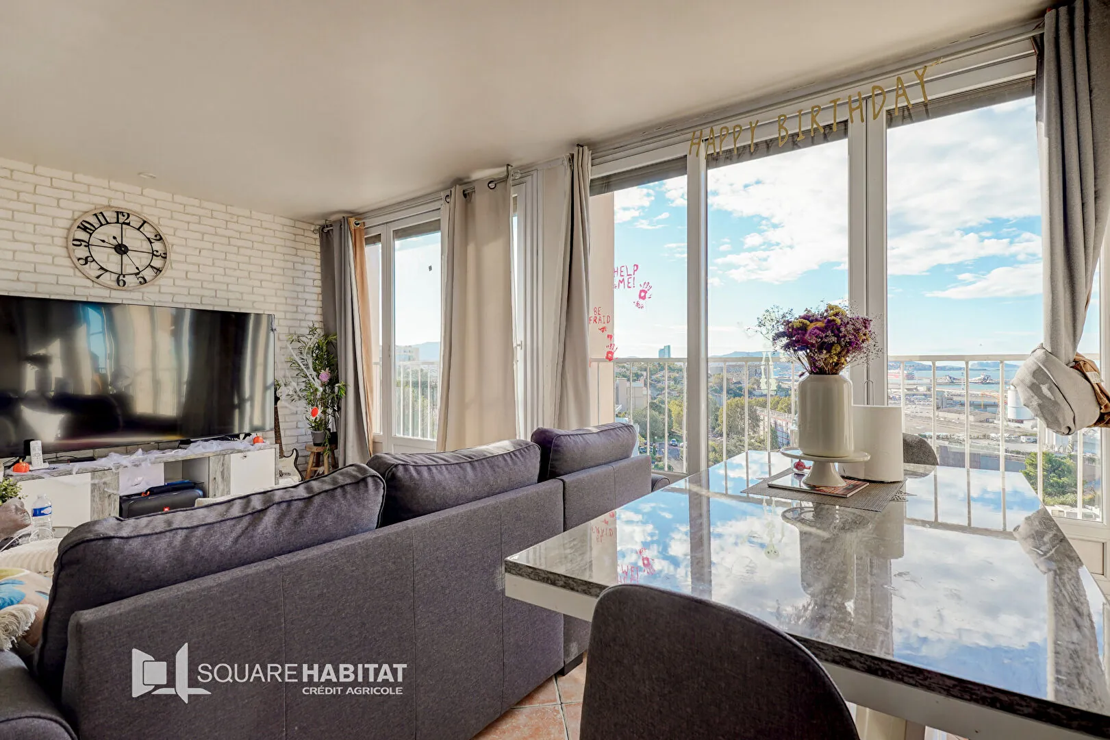 Appartement 4 pièces avec vue mer à Marseille - 73m² 