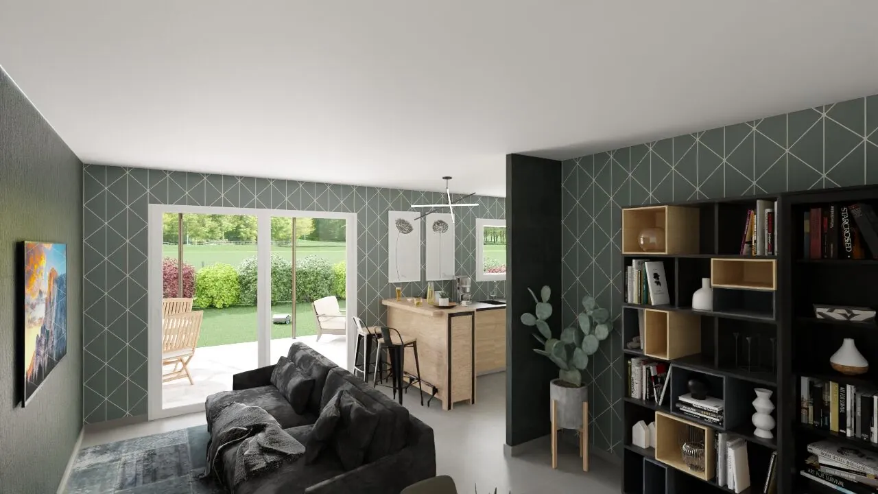 Maison neuve compacte de 63 m² à Scorbe-Clairvaux avec 2 chambres et garage 