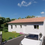 Maison neuve de 80 m² avec 3 chambres à Vielle-Saint-Girons