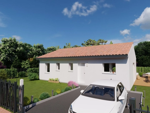Maison neuve de 80 m² avec 3 chambres à Vielle-Saint-Girons