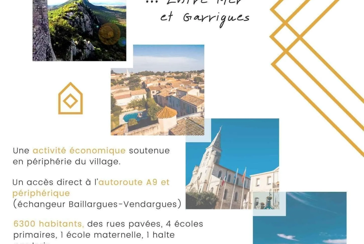 Terrain à bâtir de 384 m² à Vendargues avec permis accepté 