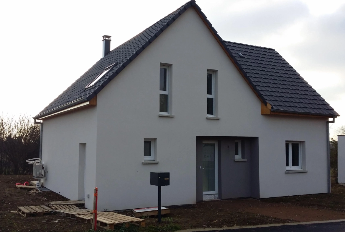 Maison sur mesure écologique à Montreuil-en-Caux – 112 m² avec terrain de 1000 m² 
