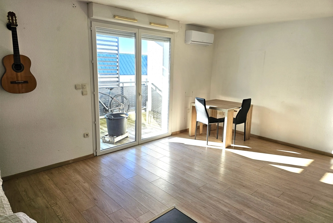 Appartement T3 de 57 m² avec balcon à Toulouse Launaguet 