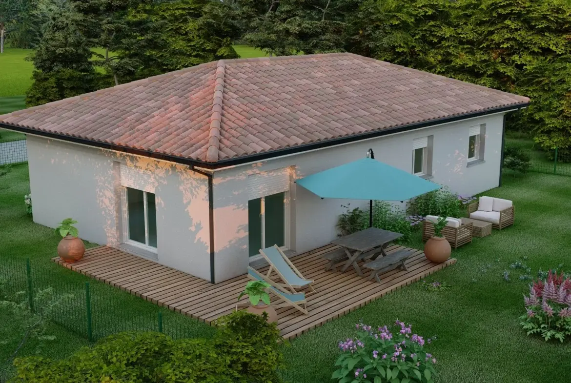 Maison sur mesure de 85 m² avec 3 chambres à Laluque 