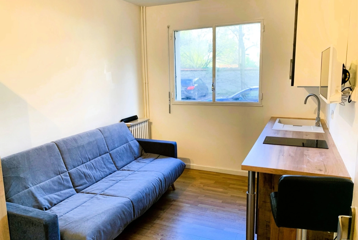Studio meublé de 13 m² à Nogent-sur-Marne avec rendement de 5 % 