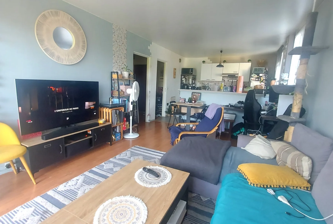 Appartement T2 de 54 m² à vendre à Andresy avec balcon et garage 