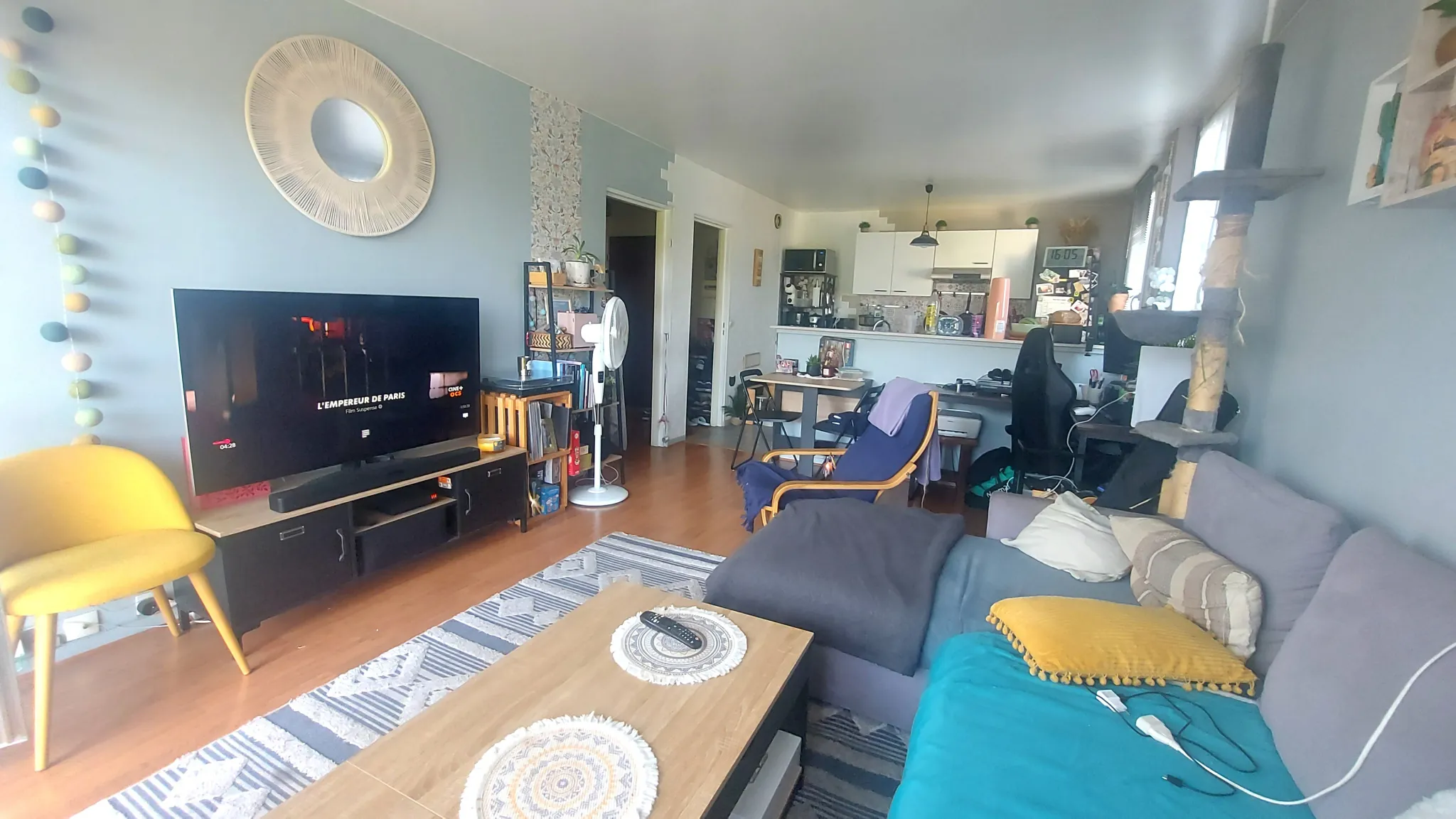 Appartement T2 de 54 m² à vendre à Andresy avec balcon et garage 