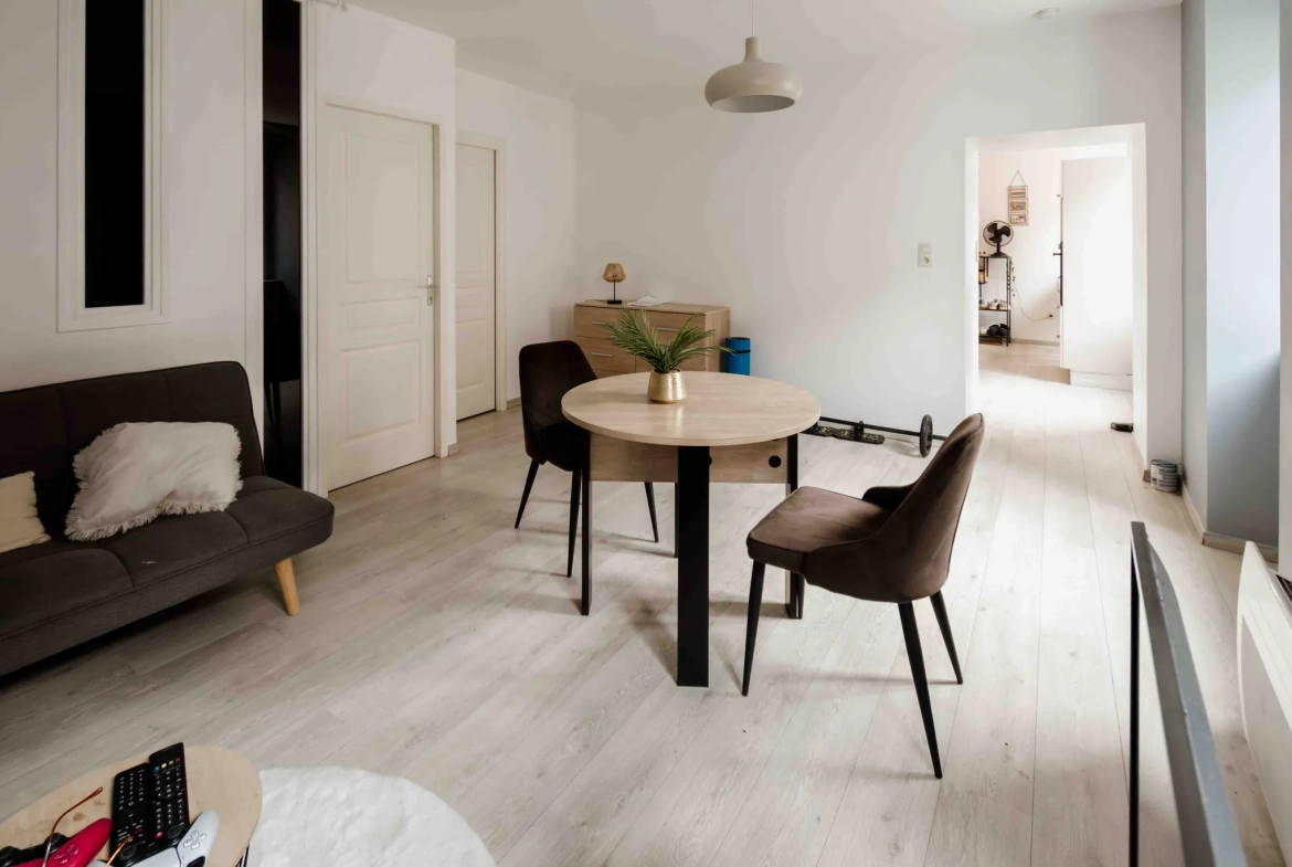 Appartement de type 2 rénové avec cave et ascenseur en centre-ville de Pontarlier 