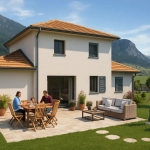 Maison neuve de 90 m² avec jardin à Nivolas-Vermelle - Conformité RE 2020