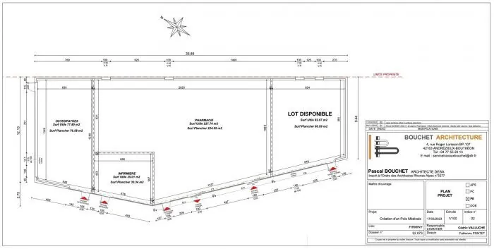 Local d'activité de 82 m² à Firminy pour praticiens ou vente de produits 