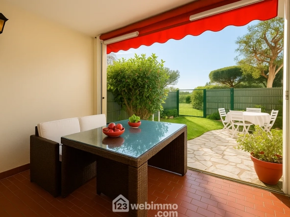 Appartement de 42 m² avec terrasse et jardin à Sainte-Maxime