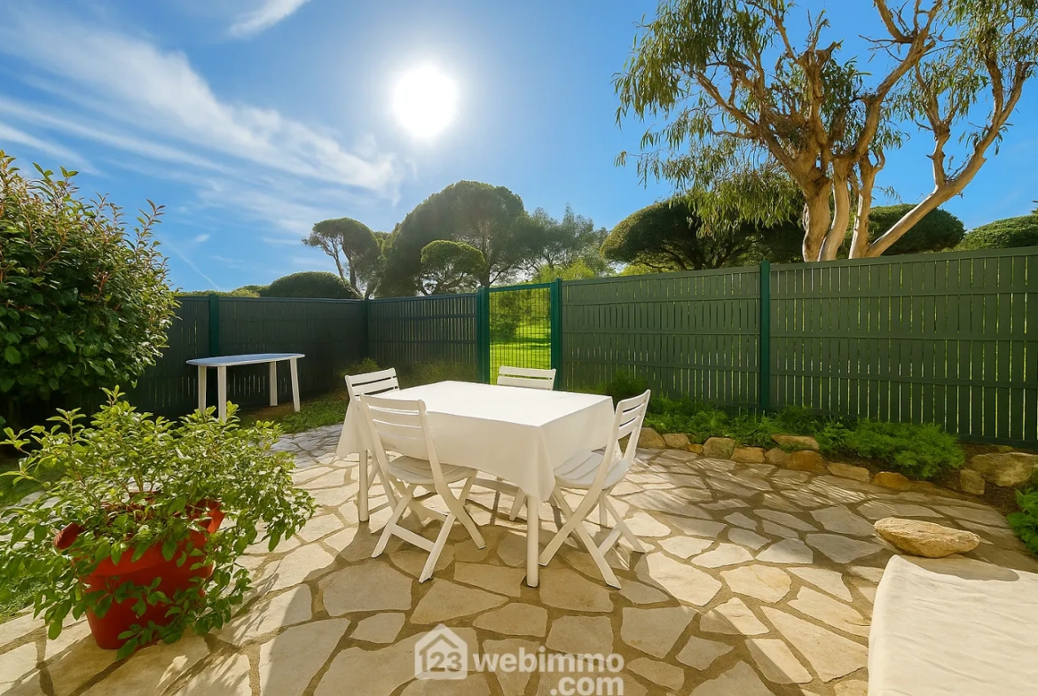 Appartement de 42 m² avec terrasse et jardin à Sainte-Maxime 