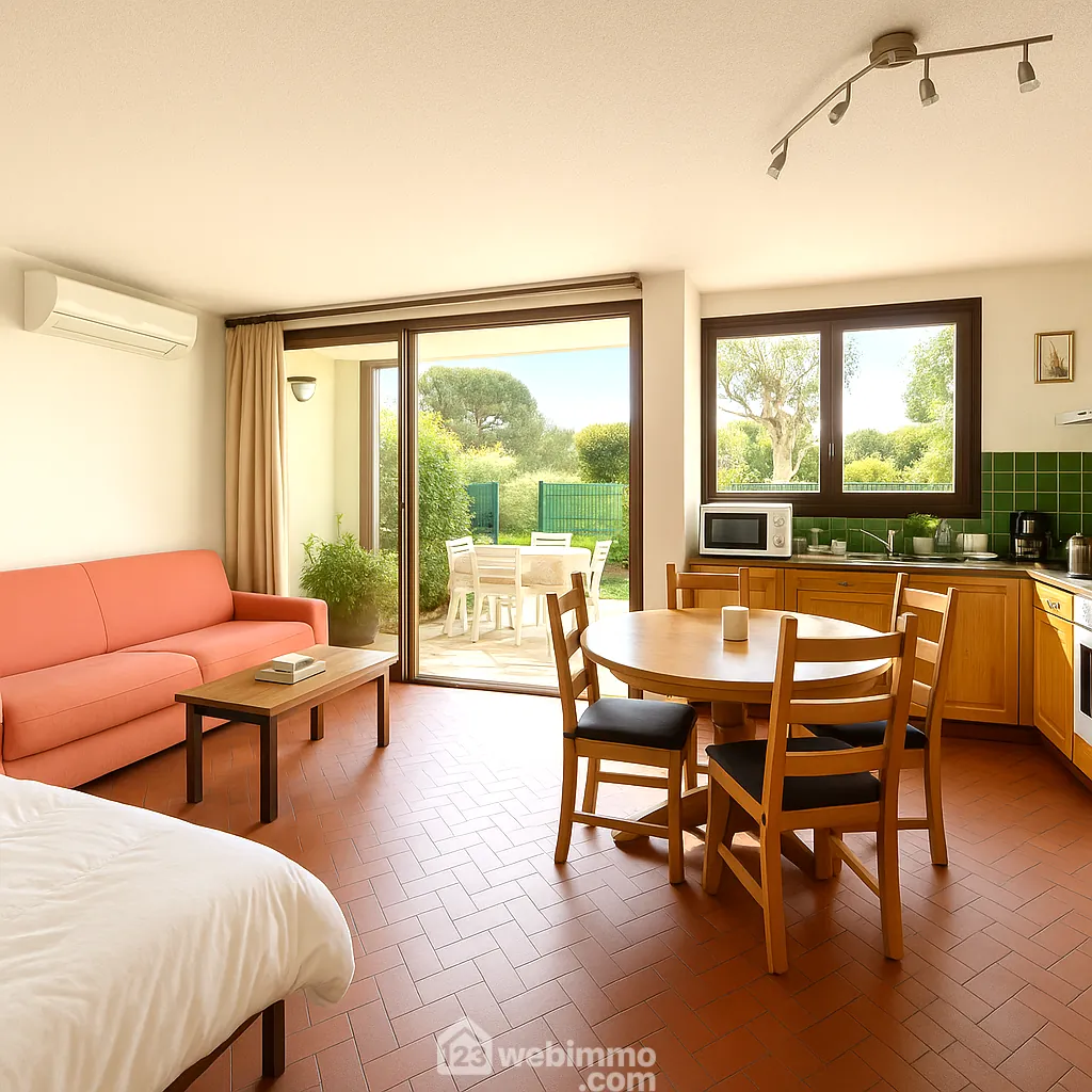 Appartement de 42 m² avec terrasse et jardin à Sainte-Maxime 