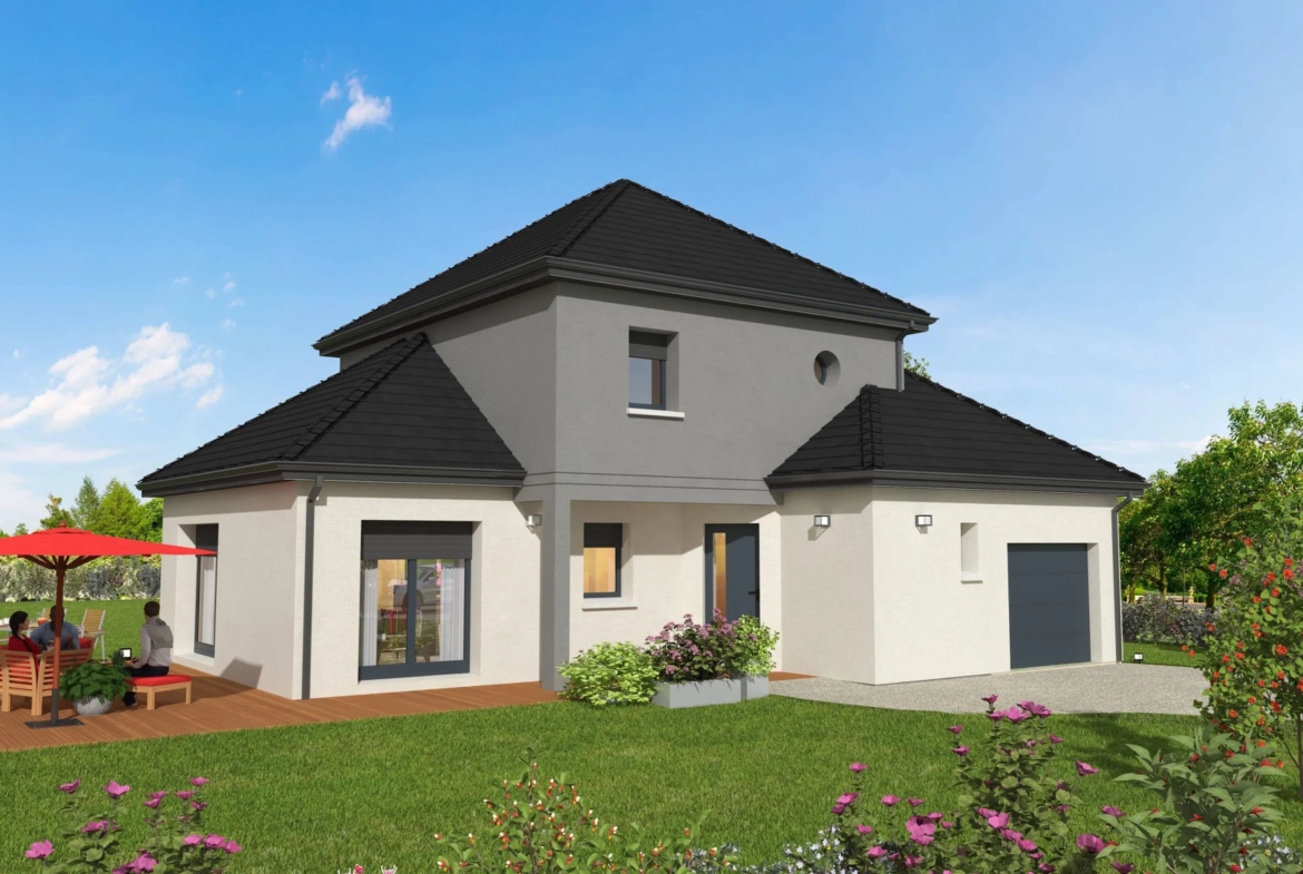 Maison moderne à Bray Saint Aignan sur terrain de 660 m² 