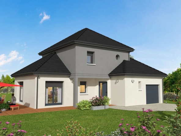 Maison moderne à Bray Saint Aignan sur terrain de 660 m²