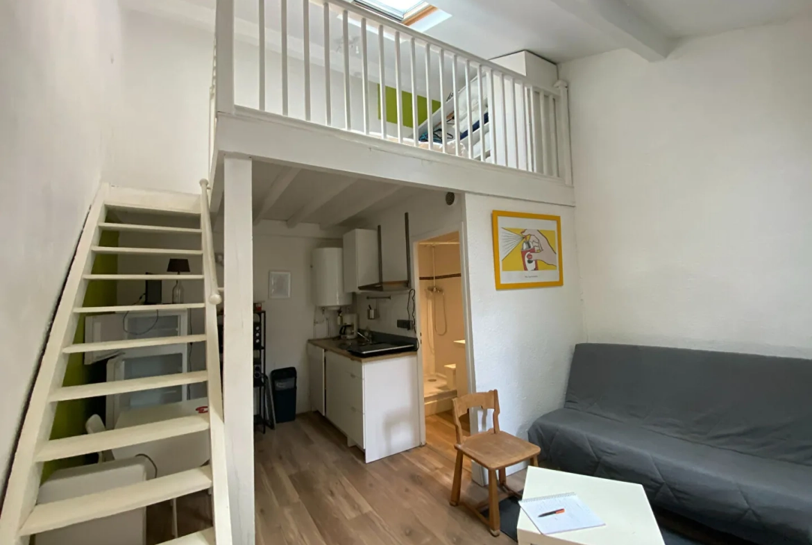Studio rénové de 24 m² à Pau cœur du quartier historique, opportunité d'investissement 