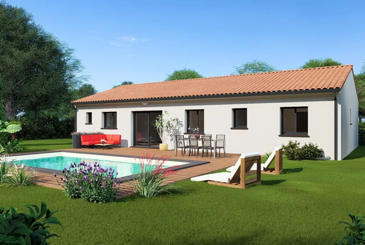Construction de maison neuve à Saint-Lieux-lès-Lavaur, 115m² personnalisables 