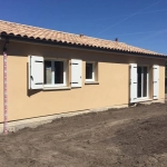 Maison de plain-pied neuve à Toulenne avec garage, 2 chambres et espace évolutif