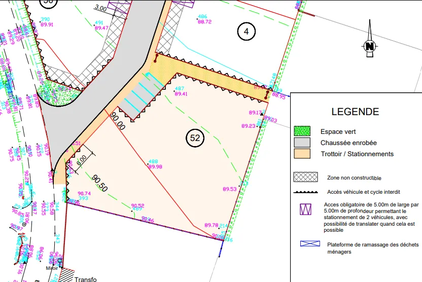 Terrain constructible de 1194 m² à Saint Macaire en Mauges, proche Nantes et Cholet 