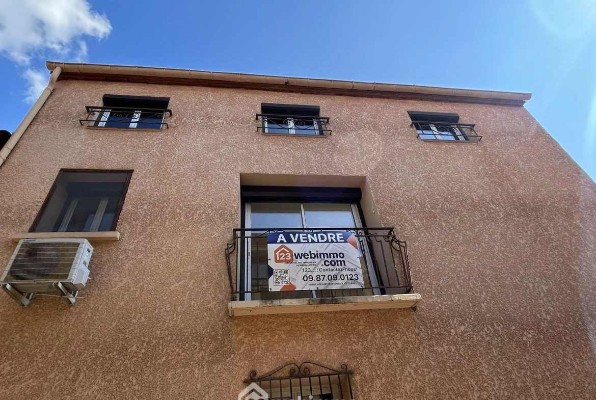 Maison de village à Estagel avec garage, 100 m², idéal résidence ou investissement 