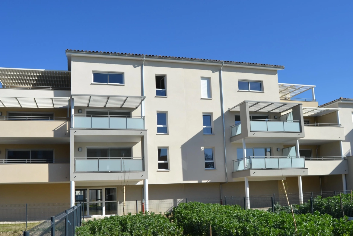 Appartement T2 neuf avec terrasse au sud à Tournon-sur-Rhône - Prêt à emménager 