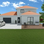 Maison neuve de 90 m² avec grand terrain à La Chapelle-Blanche