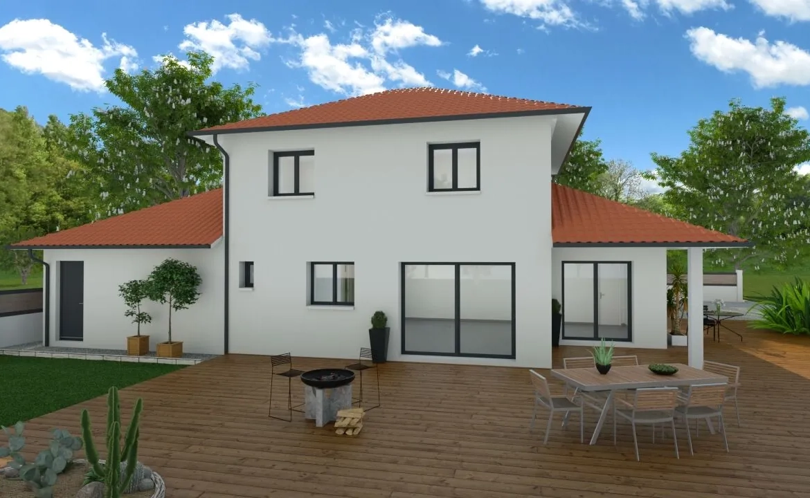 Maison neuve de 90 m² avec grand terrain à La Chapelle-Blanche 