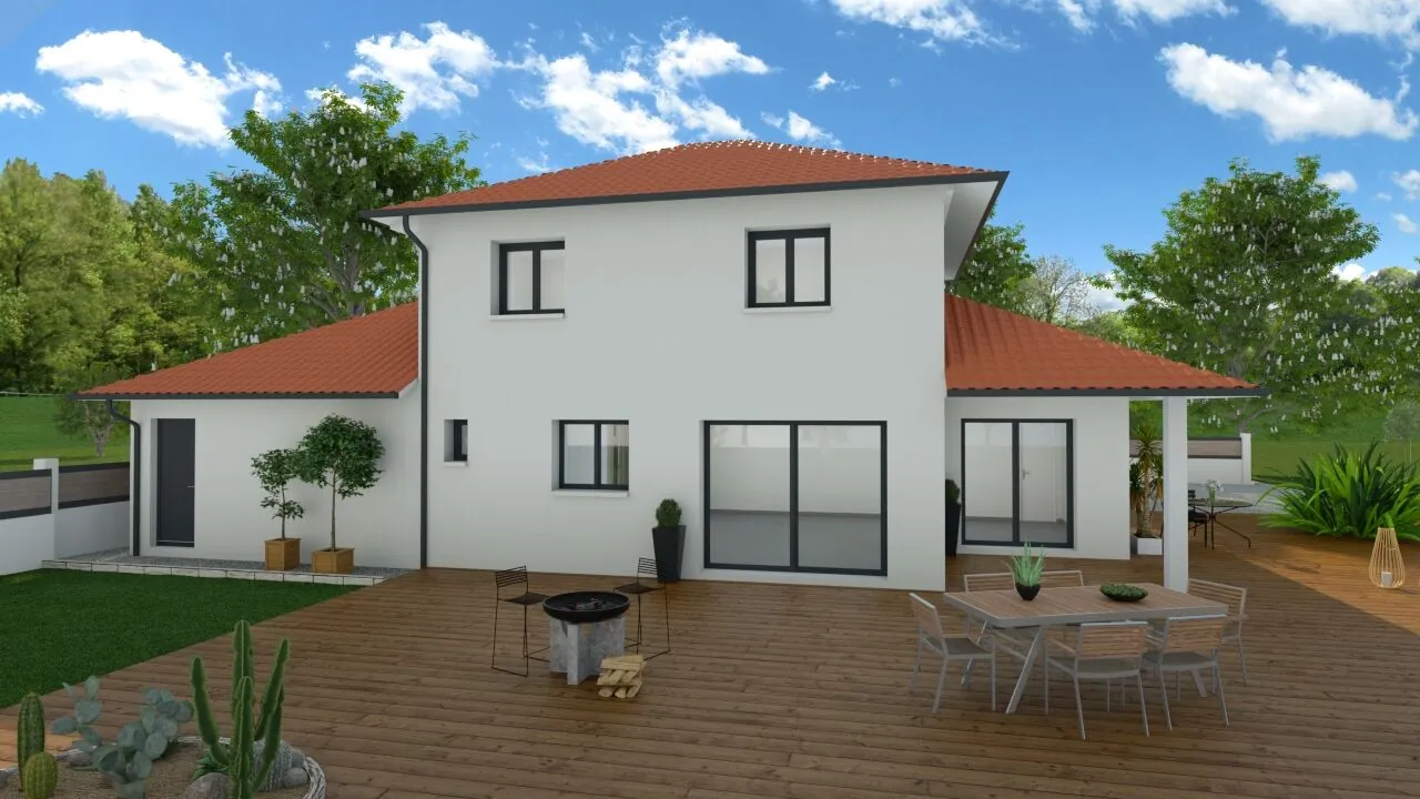 Maison neuve de 90 m² avec grand terrain à La Chapelle-Blanche 