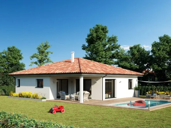 Maison neuve 3 chambres avec terrain à Aureilhan, Mimizan