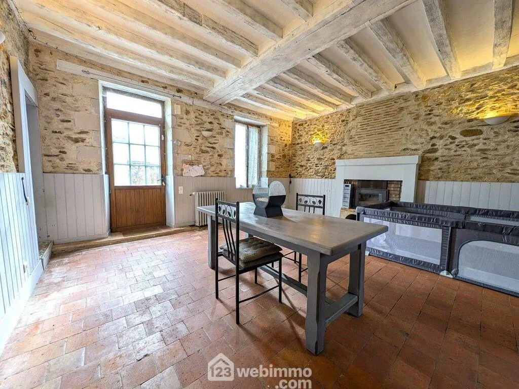 Maison familiale à Cherré (49) — 124 m² avec jardin et travaux à prévoir 