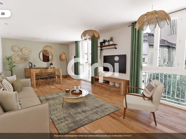 Appartement duplex à Pau secteur Carnot avec parking privé