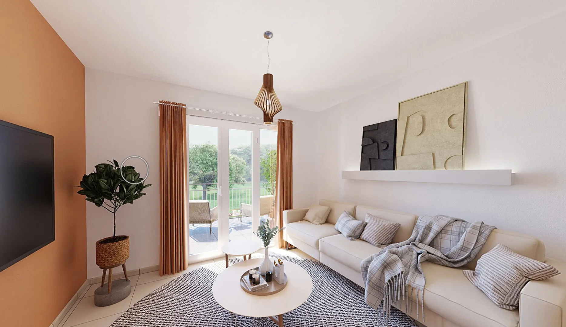 Appartement neuf T2 et T3 à Sainte Maxime en VEFA avec terrasse et parking privé 