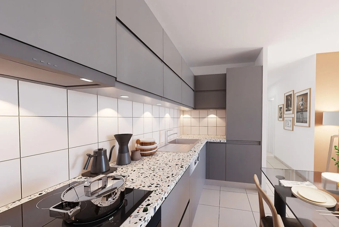 Appartement neuf T2 et T3 à Sainte Maxime en VEFA avec terrasse et parking privé 