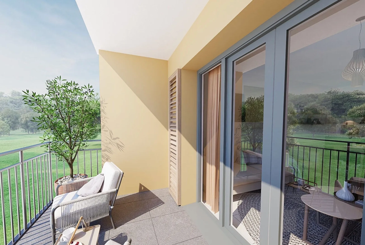 Appartement neuf T2 et T3 à Sainte Maxime en VEFA avec terrasse et parking privé 