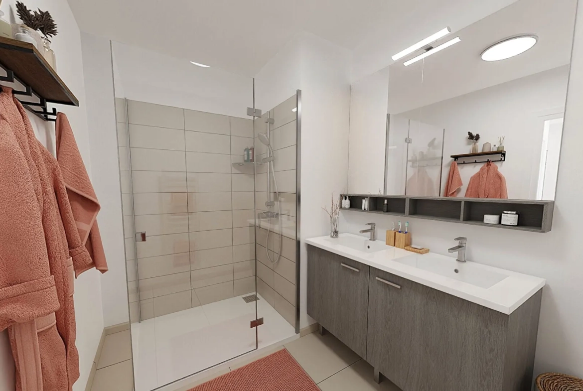 Appartement neuf T2 et T3 à Sainte Maxime en VEFA avec terrasse et parking privé 