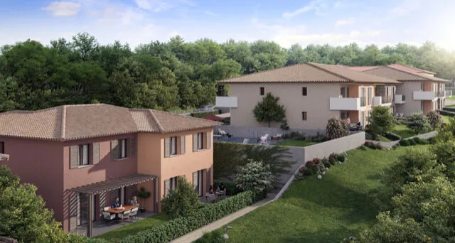 Appartement neuf T2 et T3 à Sainte Maxime en VEFA avec terrasse et parking privé 