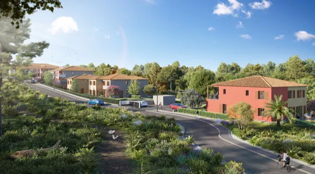 Appartement neuf T2 et T3 à Sainte Maxime en VEFA avec terrasse et parking privé 
