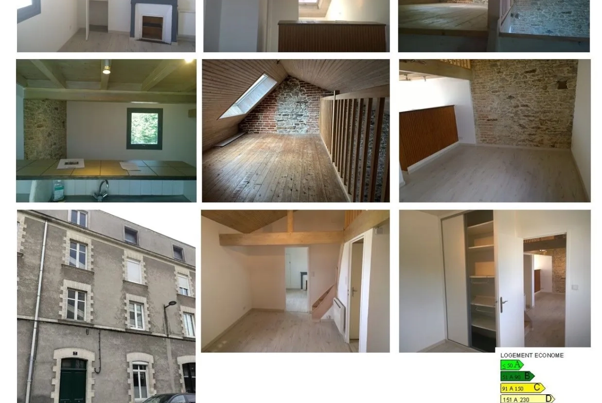 Appartement duplex en vente à Nantes près de la Place Viarme - Charme et authenticité 