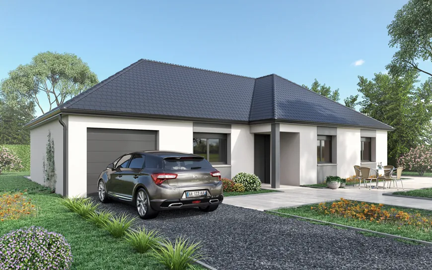 Maison neuve de 110 m² à Cour-Cheverny, moderne et écologique 