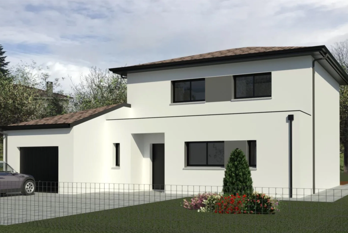 Maison neuve 4 pièces avec terrasse et jardin à Villeneuve-lès-Bouloc 