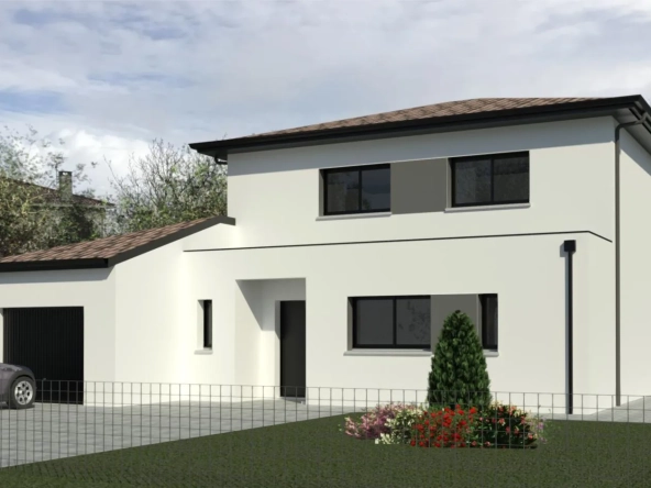 Maison neuve 4 pièces avec terrasse et jardin à Villeneuve-lès-Bouloc