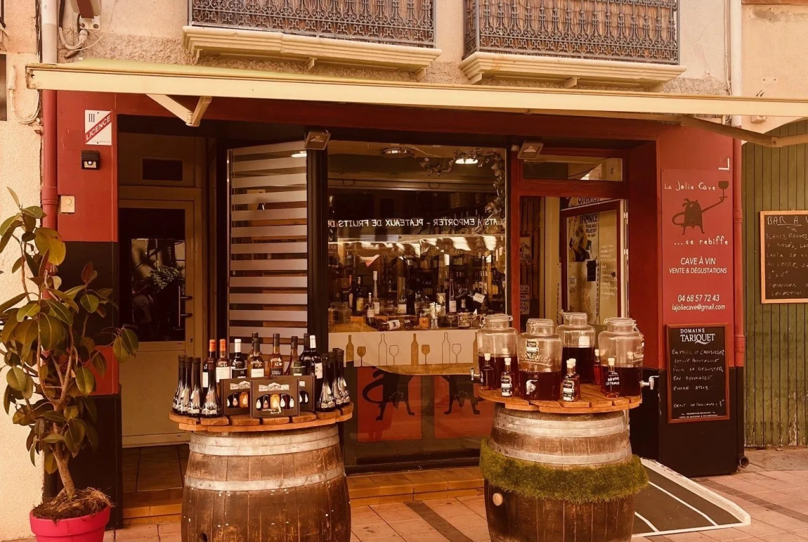 A vendre fonds de commerce cave à vins et épicerie fine à Saint-Laurent-de-la-Salanque 