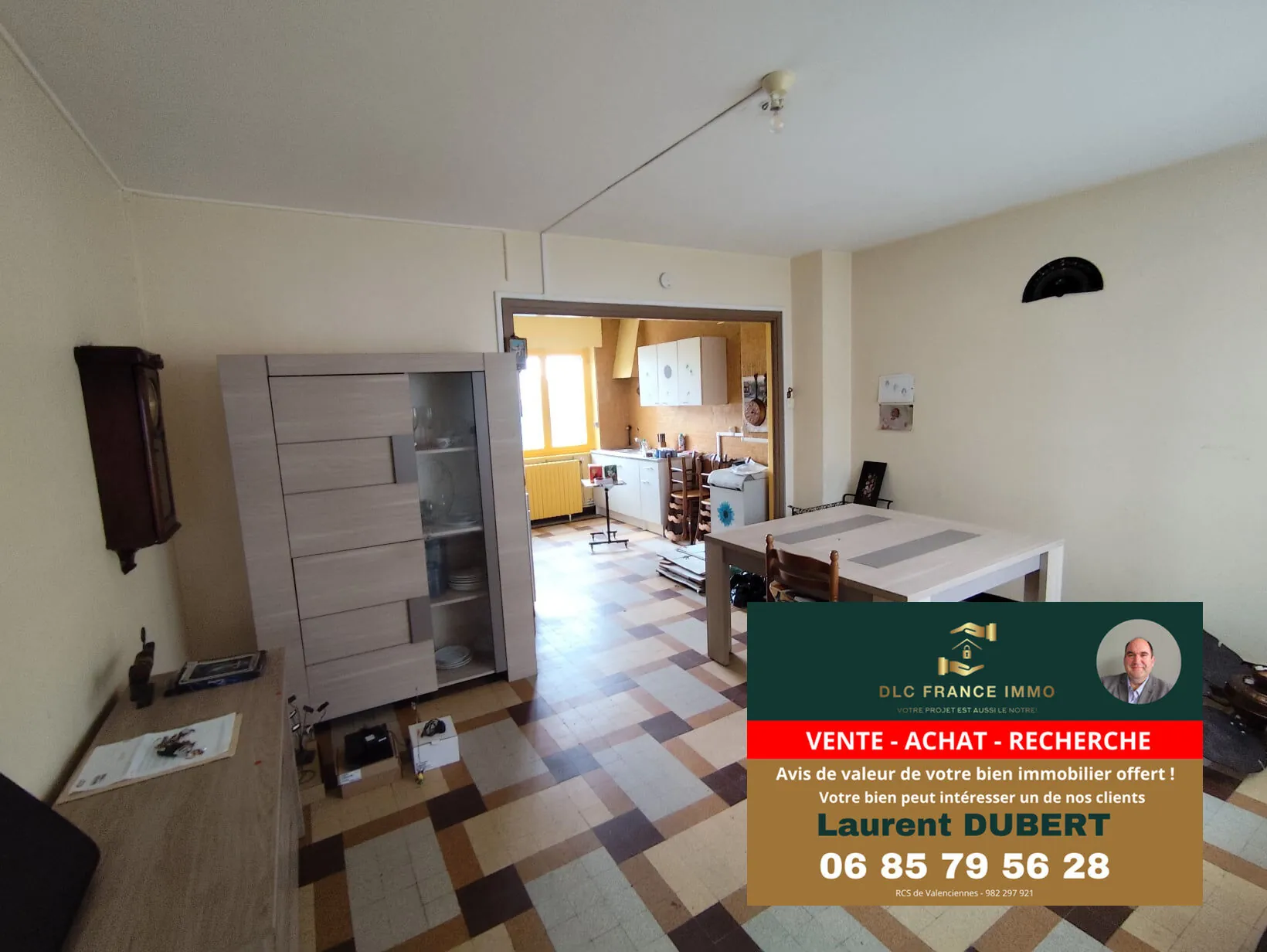 Maison à Berlaimont avec grand potentiel, 3 chambres, terrain de 992 m² 