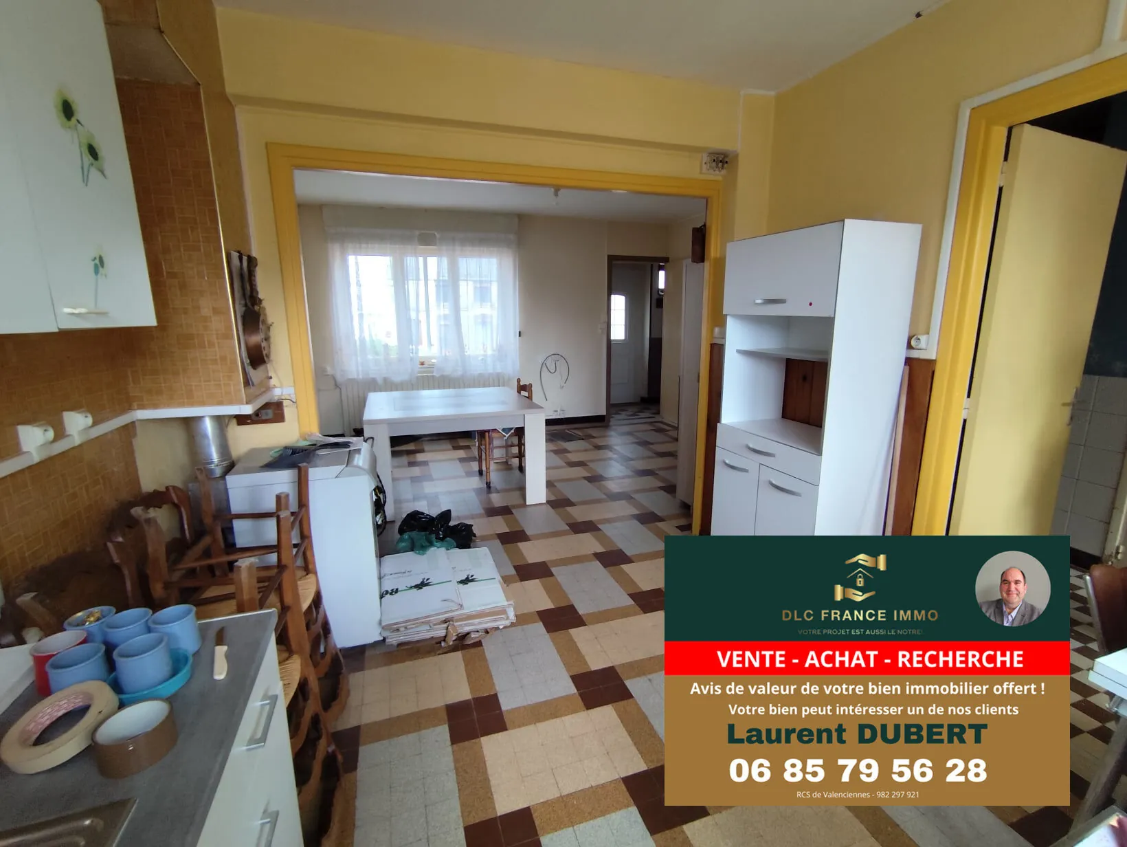 Maison à Berlaimont avec grand potentiel, 3 chambres, terrain de 992 m² 