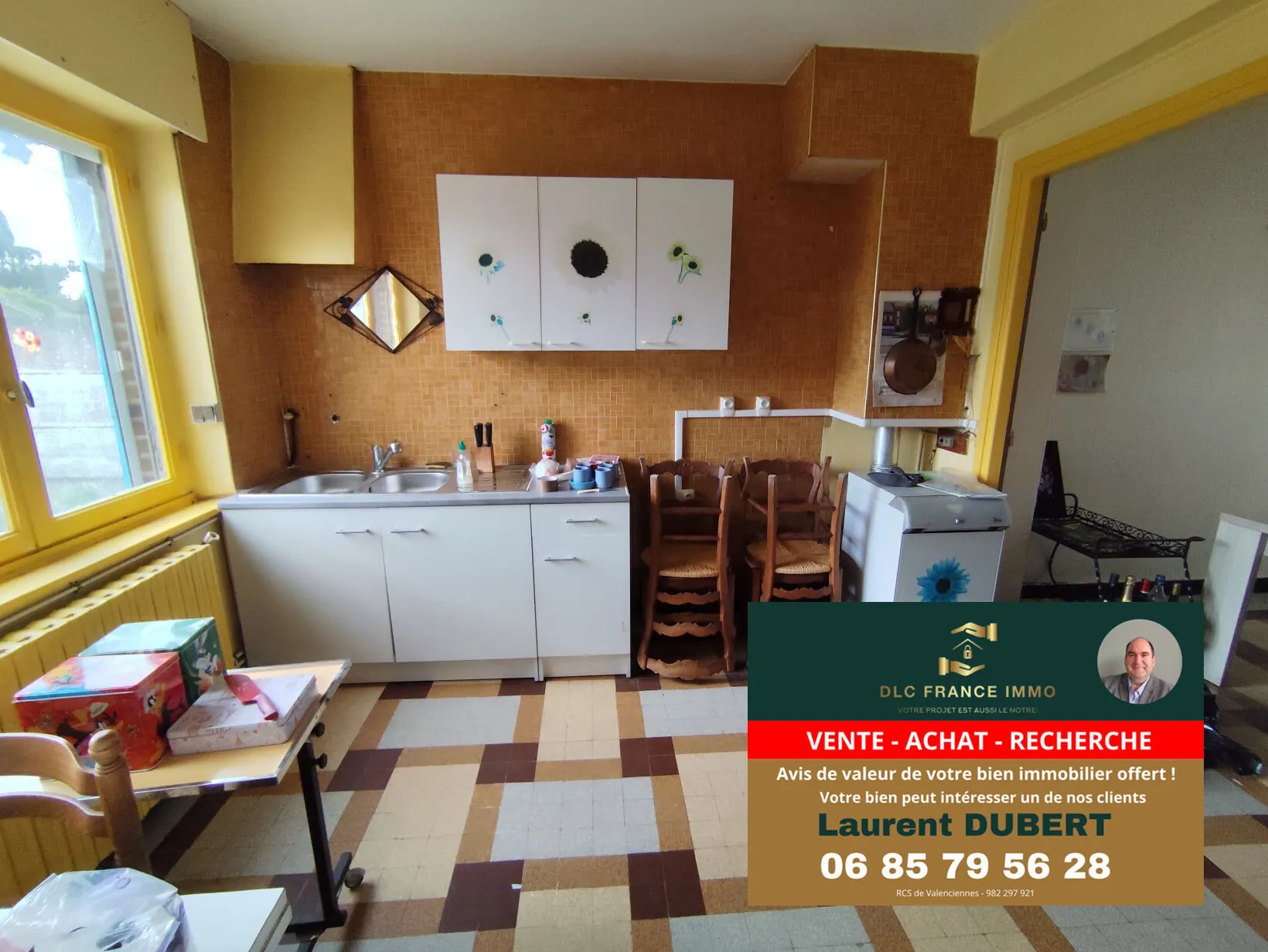 Maison à Berlaimont avec grand potentiel, 3 chambres, terrain de 992 m² 