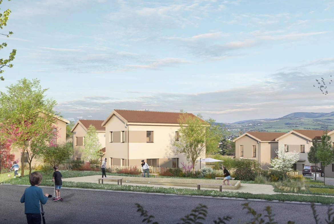 Maisons neuves à La Grand Croix avec vue sur le Pilat à partir de 259 000 € 