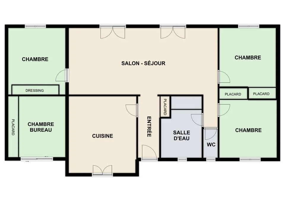 Maison à vendre de 117 m² à Châtellerault avec grand terrain et panneaux solaires 